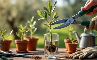 Comment propager un olivier (olea europaea) par bouturage ?