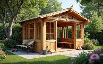 Les points à retenir pour bien choisir votre kiosque abri de jardin en bois