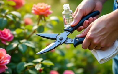 Les méthodes efficaces pour désinfecter votre sécateur et prévenir les maladies végétales