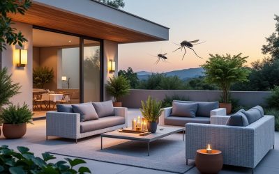 Terrasse sans moustiques : les méthodes innovantes pour les tenir à distance