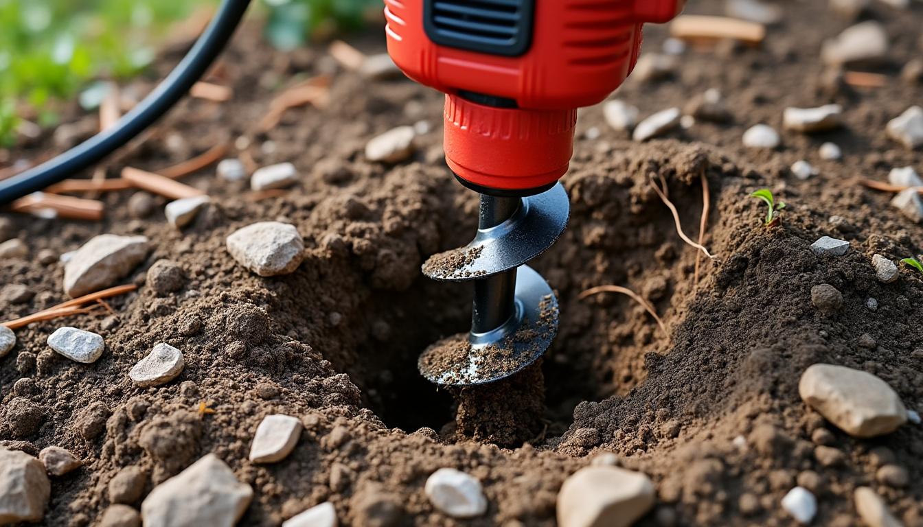 découvrez notre guide pratique pour installer un piquet facilement grâce à une tarière électrique. suivez nos conseils étape par étape pour un travail rapide et réussi.