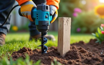 Accueil 12 Guide pratique : installer un piquet facilement avec une tarière électrique