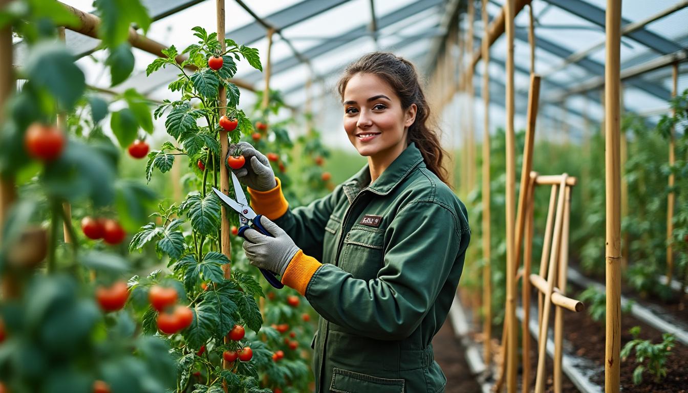 découvrez les techniques essentielles pour réussir la culture de tomates en serre grâce à notre guide complet. apprenez à optimiser votre potager et à obtenir de belles récoltes savoureuses tout au long de l'année.