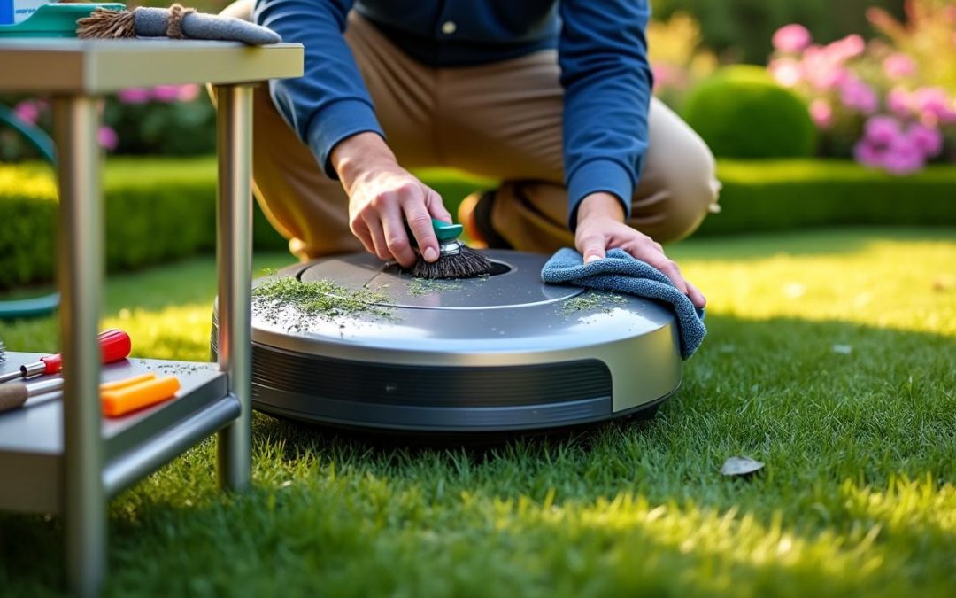 découvrez comment nettoyer et entretenir efficacement votre robot tondeuse pour garantir des performances optimales et prolonger sa durée de vie.