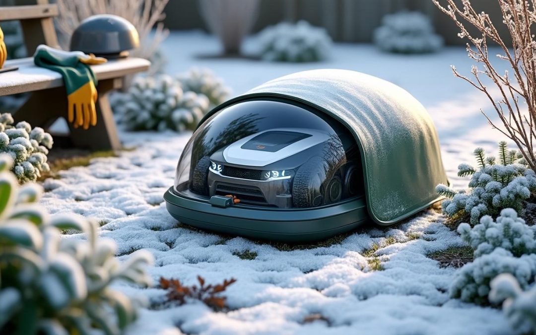 découvrez nos conseils pratiques pour protéger efficacement votre robot tondeuse du gel hivernal et assurer sa longévité pendant l'hiver.