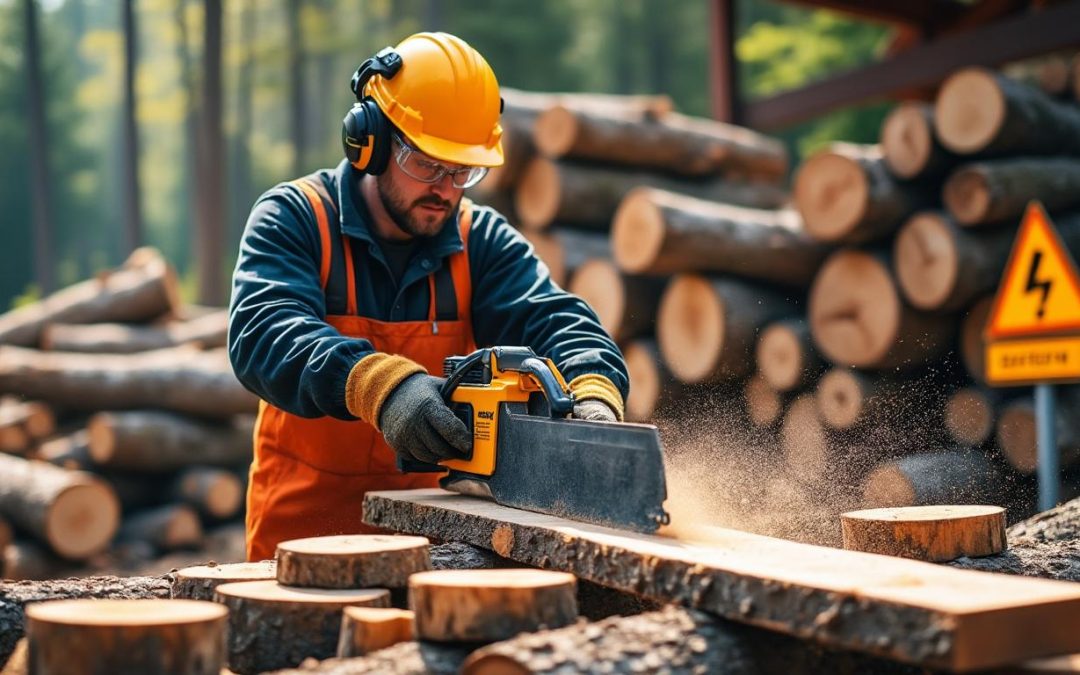 Guide pratique : maîtriser l&rsquo;utilisation sécurisée de la scie à bûches