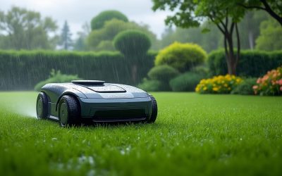 Le robot tondeuse : fonctionne-t-il sous la pluie ?