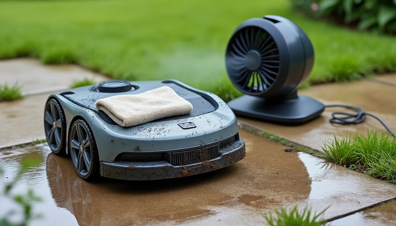 découvrez si le robot tondeuse peut fonctionner efficacement sous la pluie et comment il est conçu pour résister aux intempéries.