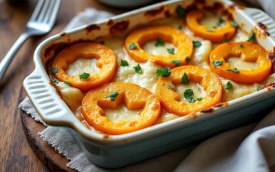 Délicieux gratin de potimarron : une recette simple et rapide à réaliser