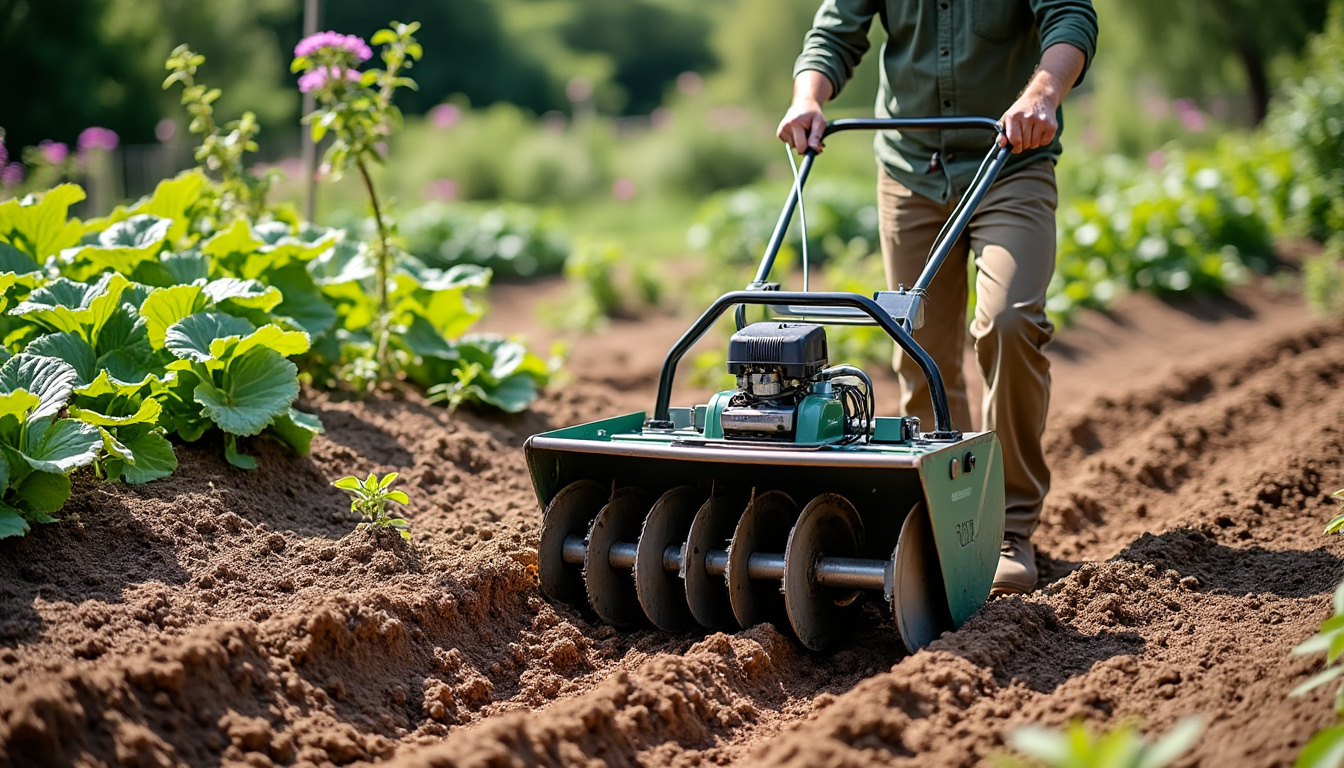 Labourer son jardin : est-ce possible avec une motobineuse ? 1 découvrez si utiliser une motobineuse est efficace pour labourer votre jardin et apprenez les bonnes pratiques pour un sol bien préparé.