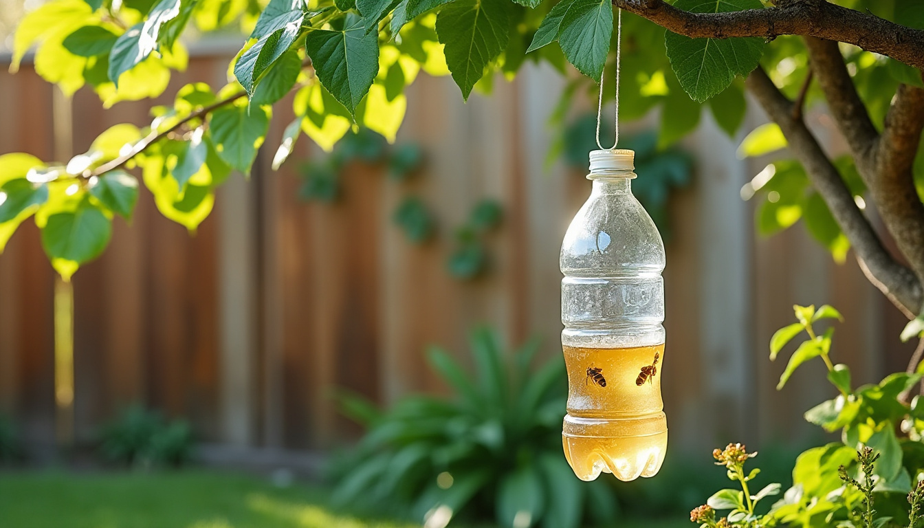 apprenez à fabriquer facilement un piège efficace contre le frelon asiatique à l'aide d'une simple bouteille. guide pas à pas pour protéger votre jardin naturellement.
