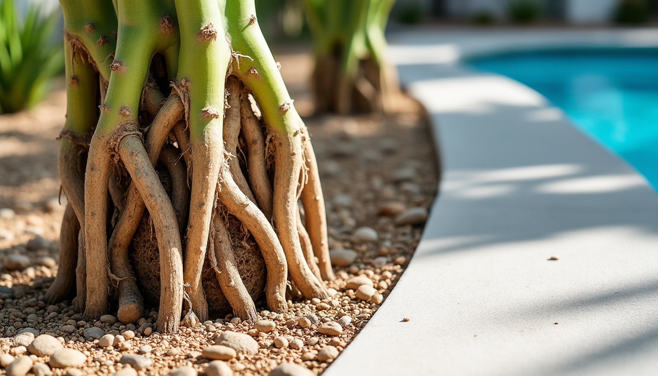 Yucca et piscine : est-il conseillé de planter cette plante prÚs de votre bassin ? 2 découvrez si planter un yucca prÚs de votre piscine est une bonne idée, en tenant compte de ses avantages et inconvénients pour votre bassin.