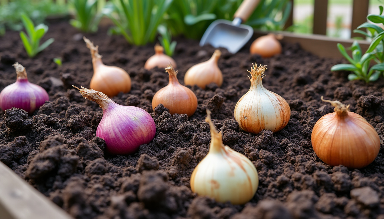 Planter vos oignons : les meilleurs moments pour un jardin florissant 2 découvrez les meilleurs moments pour planter vos oignons et assurer un jardin florissant toute l'année. conseils pratiques et astuces de jardinage pour réussir votre récolte.